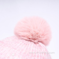 Knitted beret hat for ladies